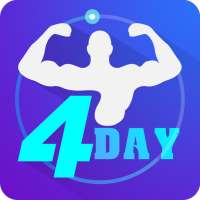 4 Day Home Muscle Building Plan on 9Apps