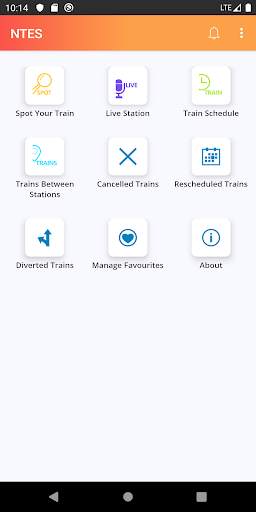 National Train Enquiry System screenshot 1