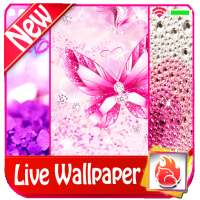 Pink glitter Live Wallpaper 2019 Pink glitter LWP on 9Apps