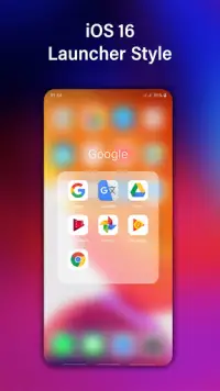 OS16 Launcher, Control Center, App Library I OS16 На Андроид App.