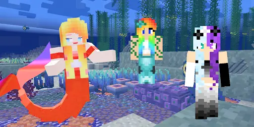 mermaid minecraft skin