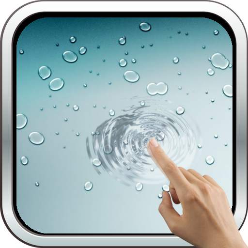 Fake iPhone Rain Wallpaper