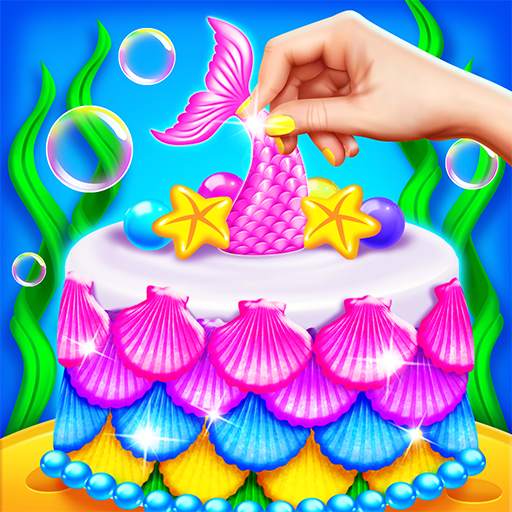 Mermaid Glitter - Cake Maker Chef for Girls