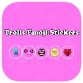 Trolls Emoji Stickers Face