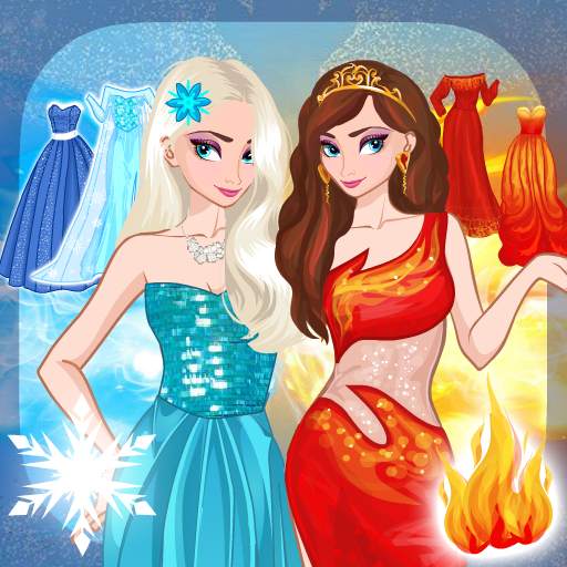 Icy or Fire dress up game