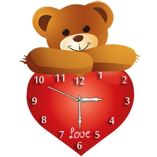 Love clock live wallpaper