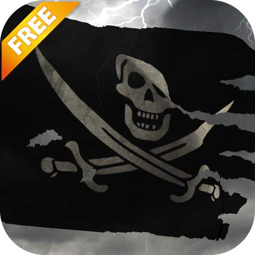 3D Pirate Flag Live Wallpaper
