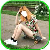 Skate Girls Selfie on 9Apps