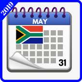 South African Calendar 2019