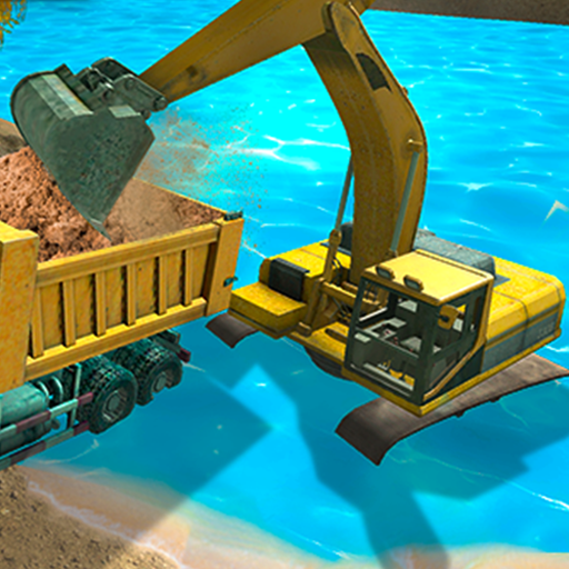River Sand Excavator Simulator 3D icon