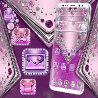 Lila Glitter Diamond Theme