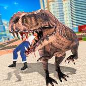 Dinosauro selvaggio Simulator City Attack