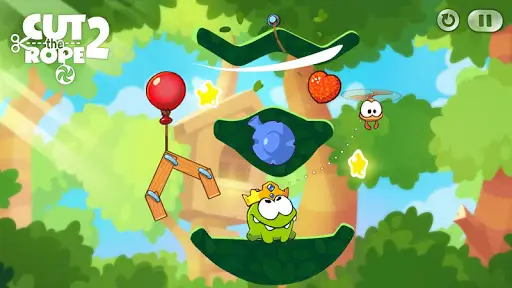 Cut the Rope 2 - Gameplay Walkthrough Part 1 - The Forest! 3 Stars