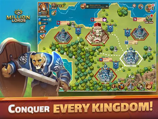 Million Lords  MMORTS on mobile