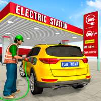 Electric Station Car Parking Simulator: Car Games