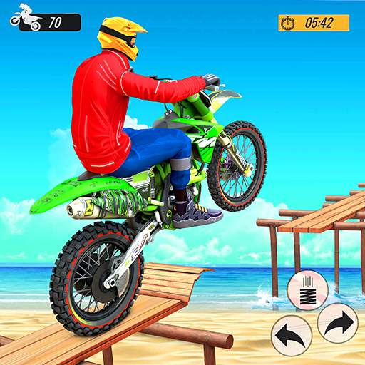 GT Bike Stunts Mega Ramp Games