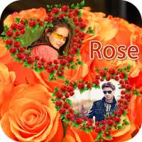 Rose Dual Photo Frame on 9Apps