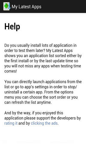 App Install History screenshot 3