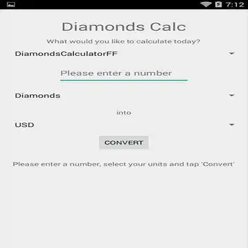FFCalc  Diamonds Calc Convert - Apps on Google Play