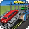 Limousine Car Transport Truck 3D Transporter Games