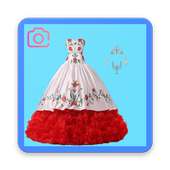 Royal Birthday Party Gown Photo Frames on 9Apps