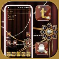 Amazing Gold Launcher Theme