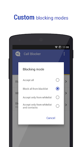 Call Blocker - Blacklist स्क्रीनशॉट 2