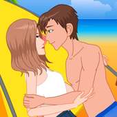 Kiss Game  Beach Couple Kiss  - make girl like you on 9Apps