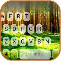 Sunny Forest Keyboard Backgrou