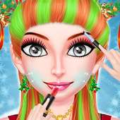 Christmas Makeup Girl Salon Games