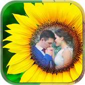 SUNFLOWER PHOTO FRAME EDITOR-Wallpaper editor suit on 9Apps