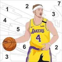 Basketball Color by Numbers