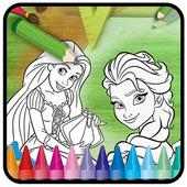 Princess Rapunzel ColoringBook