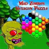 mad zombies hexagon puzzle