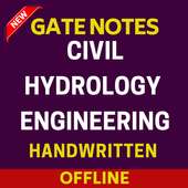 GATE Notes Hydrology Engineering on 9Apps