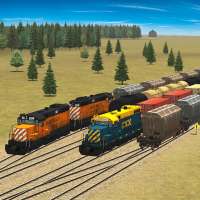 Train and rail yard simulator on 9Apps