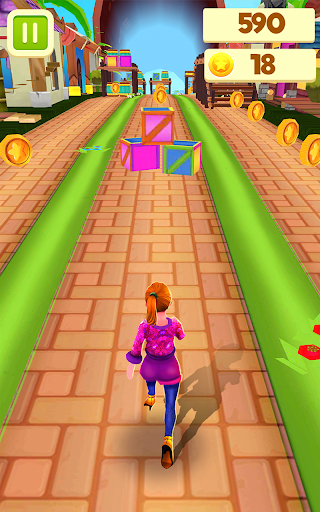 Princess Island Running Games स्क्रीनशॉट 1