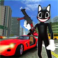 Scary Cartoon Cat Horror Game : Gangster Cat Mod