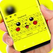 Yellow  Cute Pikachu Keyboard on 9Apps