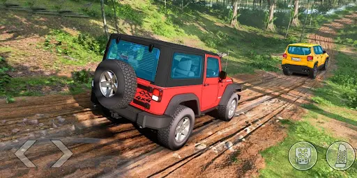 Jogo de Carro - Carros de Trilha 4x4  Offroad Jeep Driving Simulator 