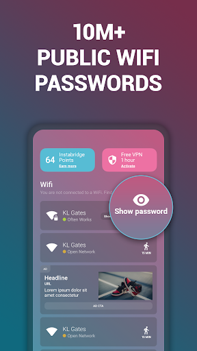 WiFi Passwords by Instabridge screenshot 2