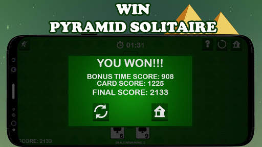 Pyramid Solitaire Offline скриншот 2