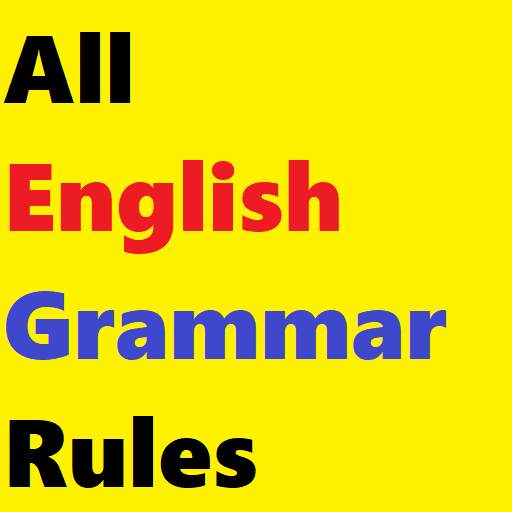 All English Grammar Rules