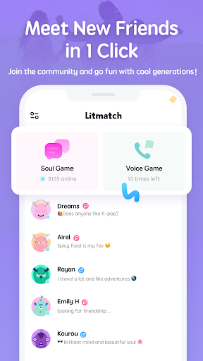 Litmatch—Make new friends screenshot 1
