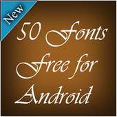 50 Fonts Free for Android on 9Apps