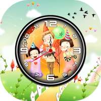 Cartoon Clock Live Wallpaper - Analog Clock