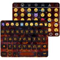 Forest Fire Emoji Keyboard Wallpaper on 9Apps