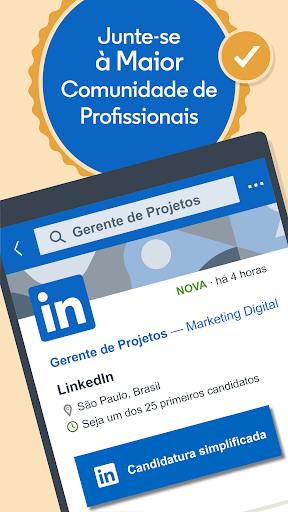 LinkedIn: Pesquisa de emprego screenshot 1