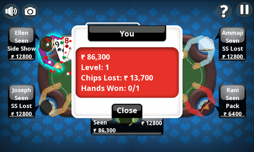 Teen Patti Offline Indian Poker screenshot 4