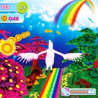 Unicorn Dash Fly Pegasus 3D HD
